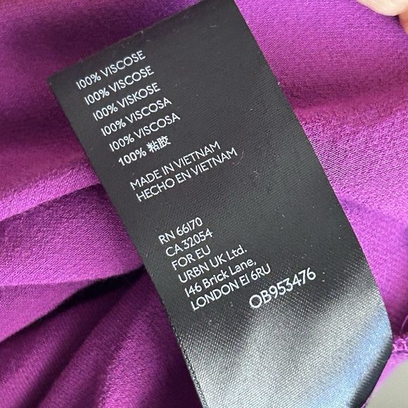 Anthropologie Satin Midi Cowl Neck Dress - Picture 3 of 8